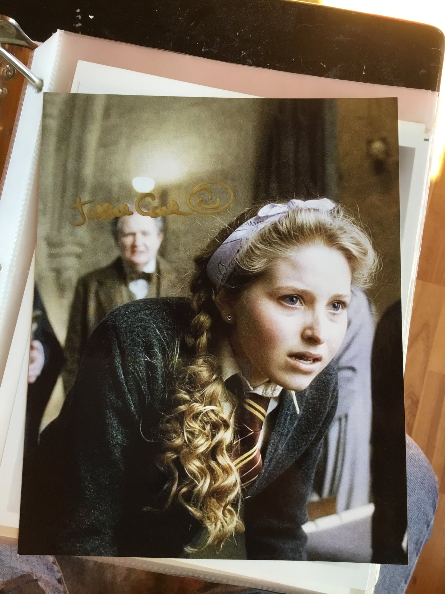 Jessie Cave, Lavender Brown on HARRY POTTER, autograph