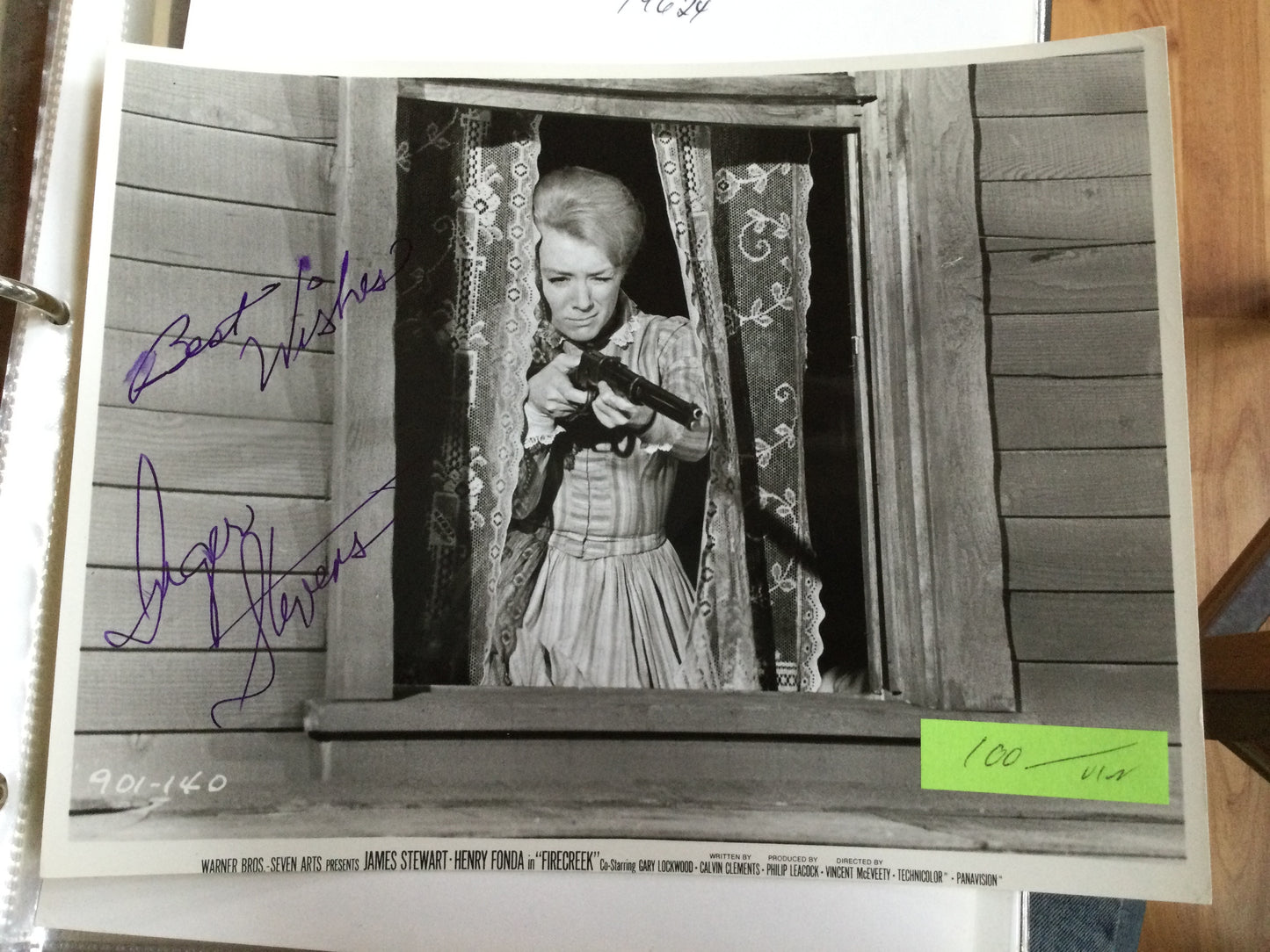 INGER STEVENS, autograph