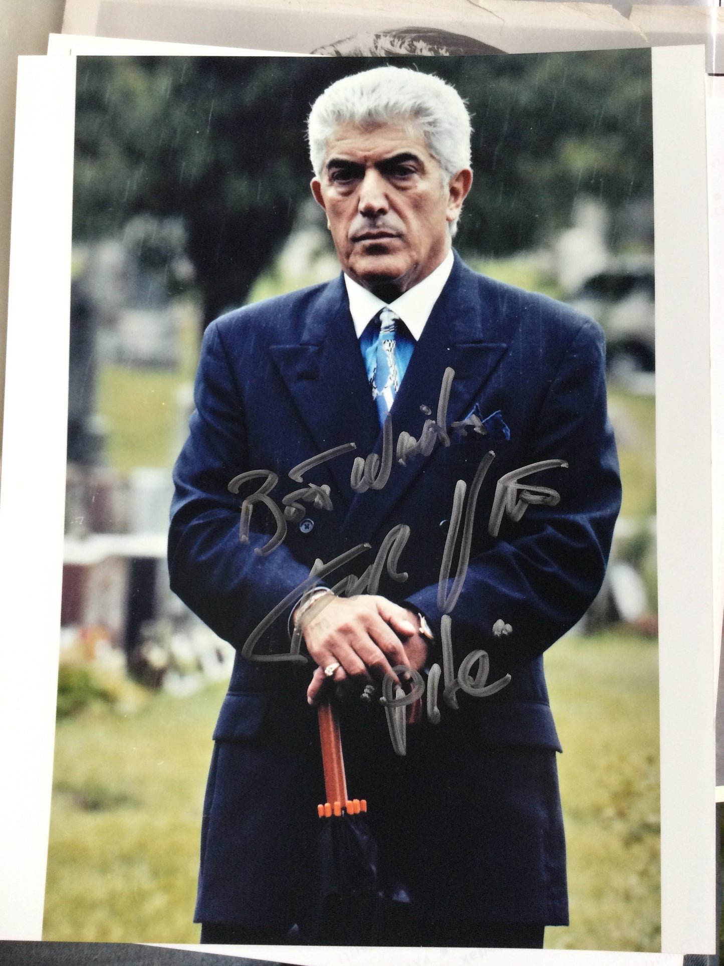 FRANK VINCENT, autograph