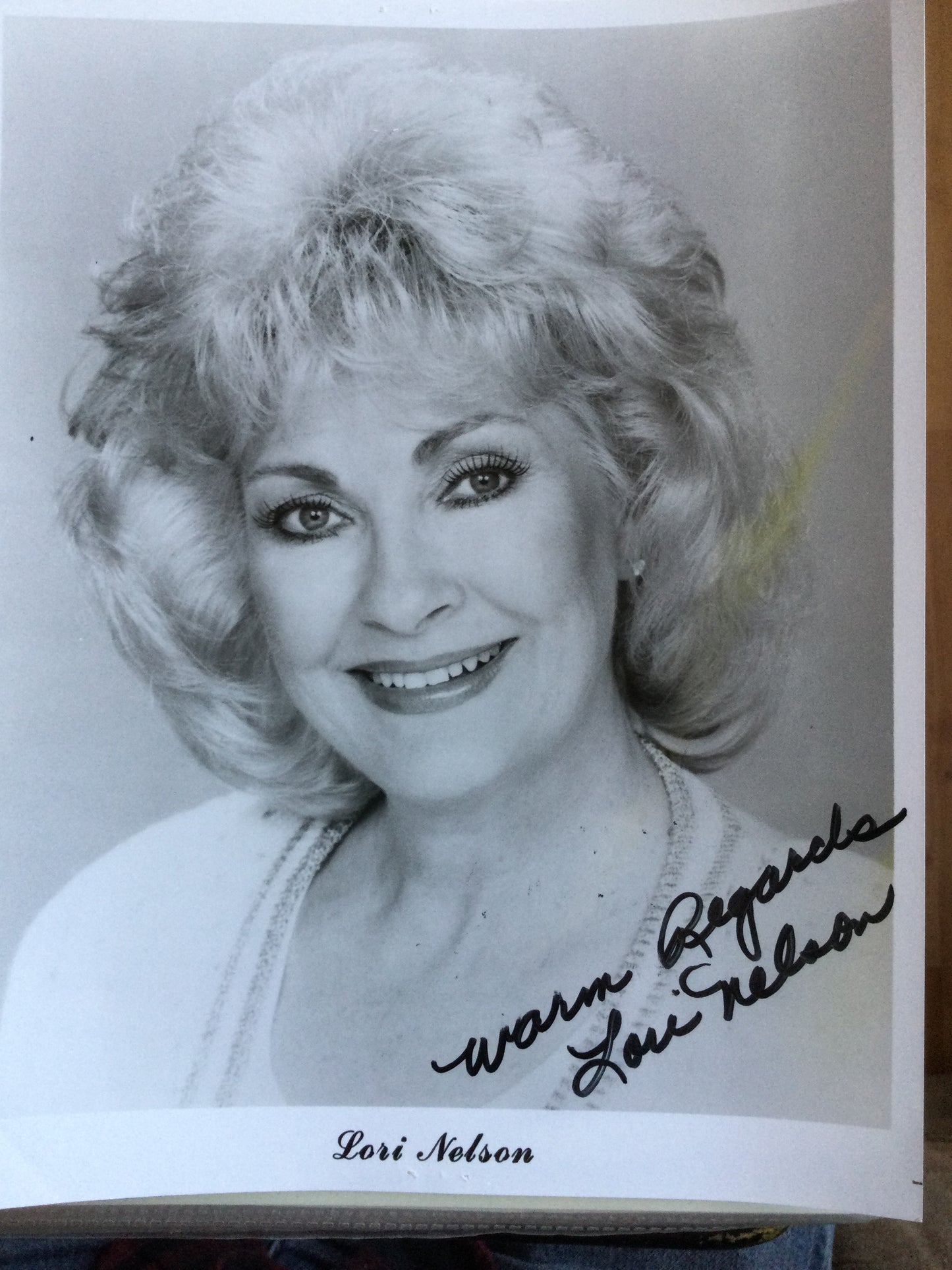 LORI NELSON, autograph