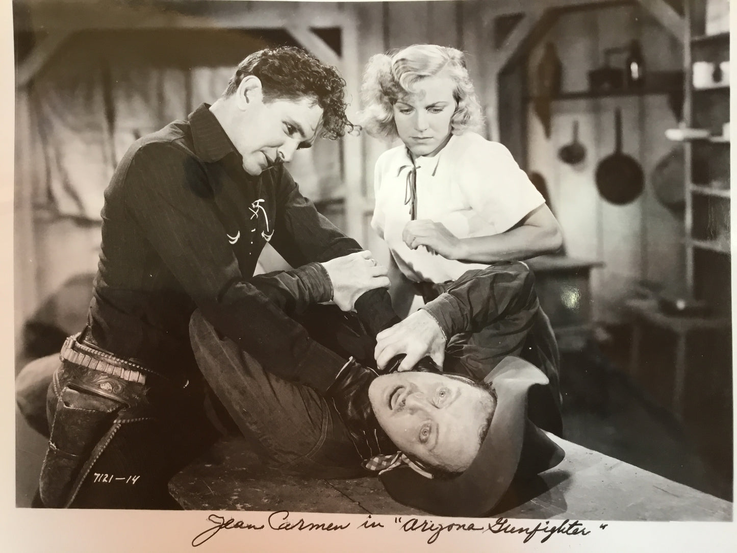 Jean Carmen, ARIZONA GUNFIGHTER autograph