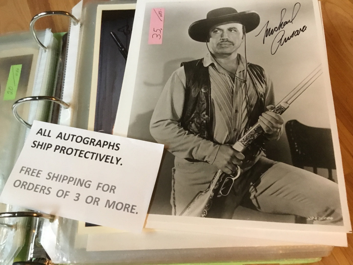 Michael Ansara autograph
