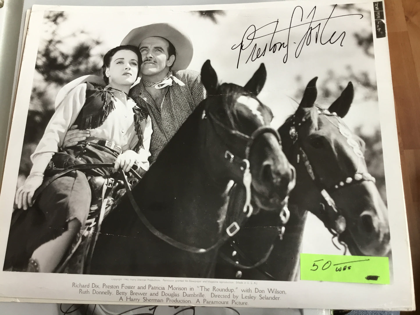 PRESTON FOSTER, autograph
