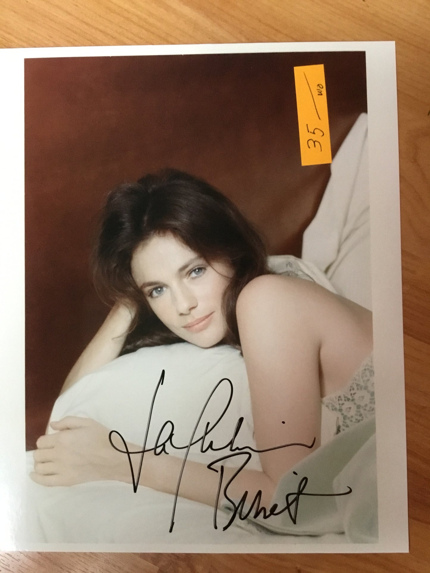 Jacqueline Bisset, actress, autograph