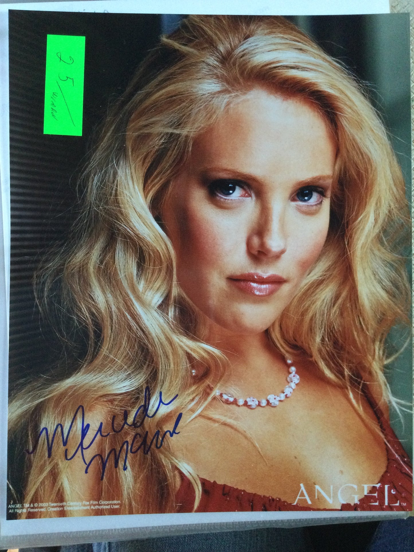 MERCEDES McNAB, autograph