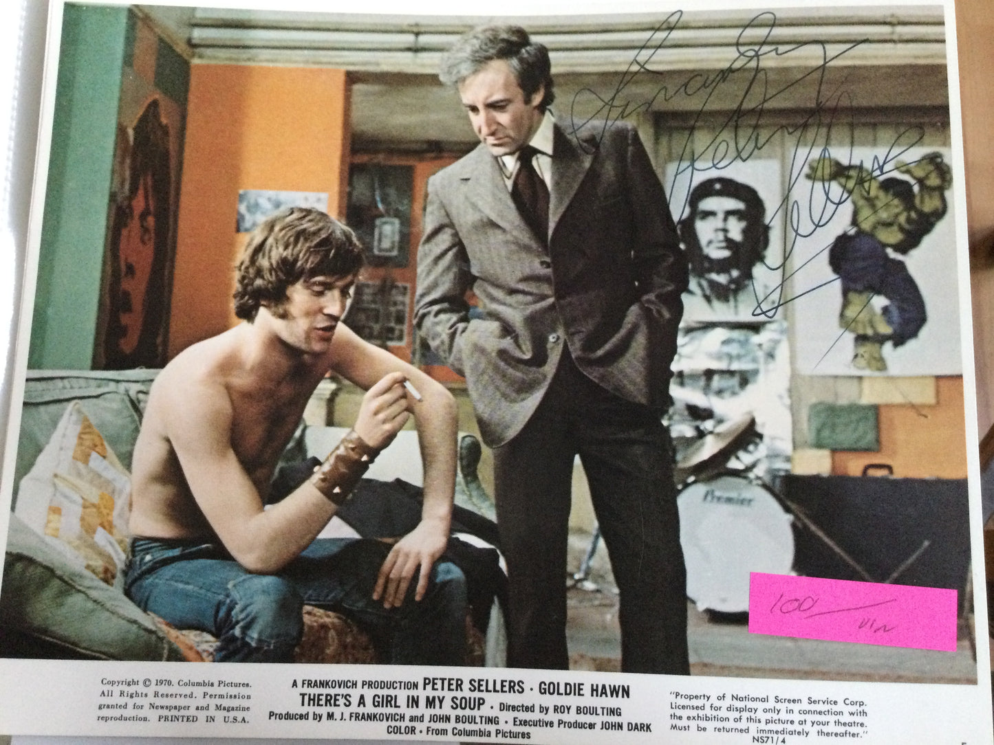 PETER SELLERS, autograph