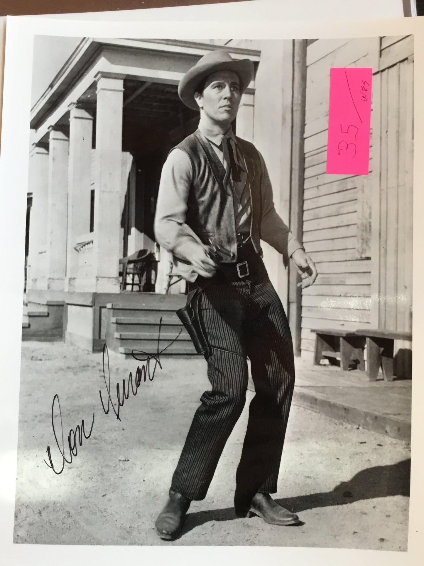 DON DURANT, autograph