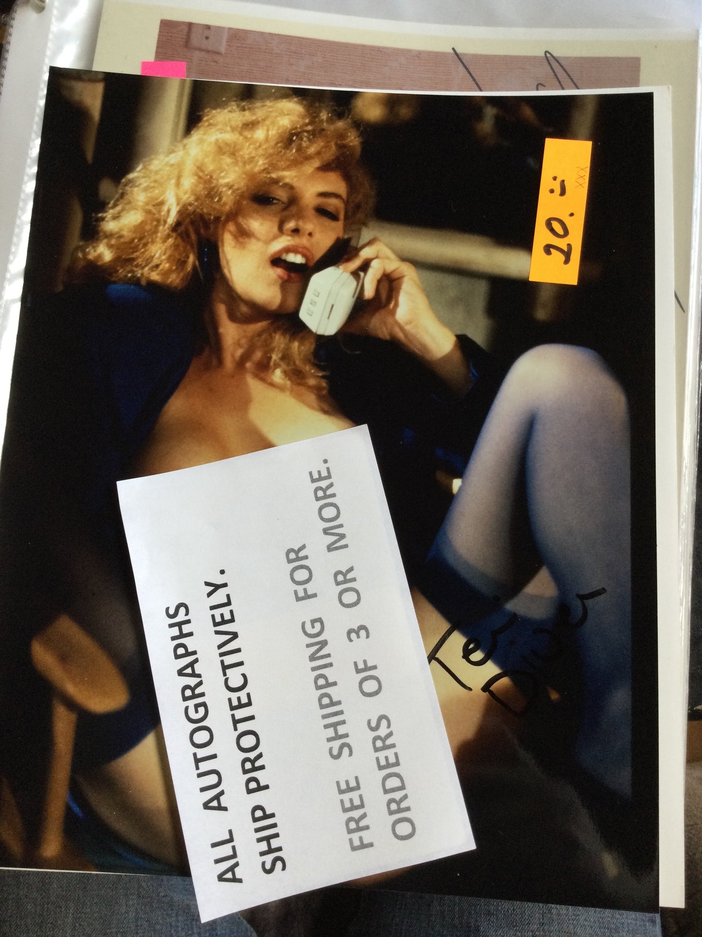 TERI DIVER, autograph