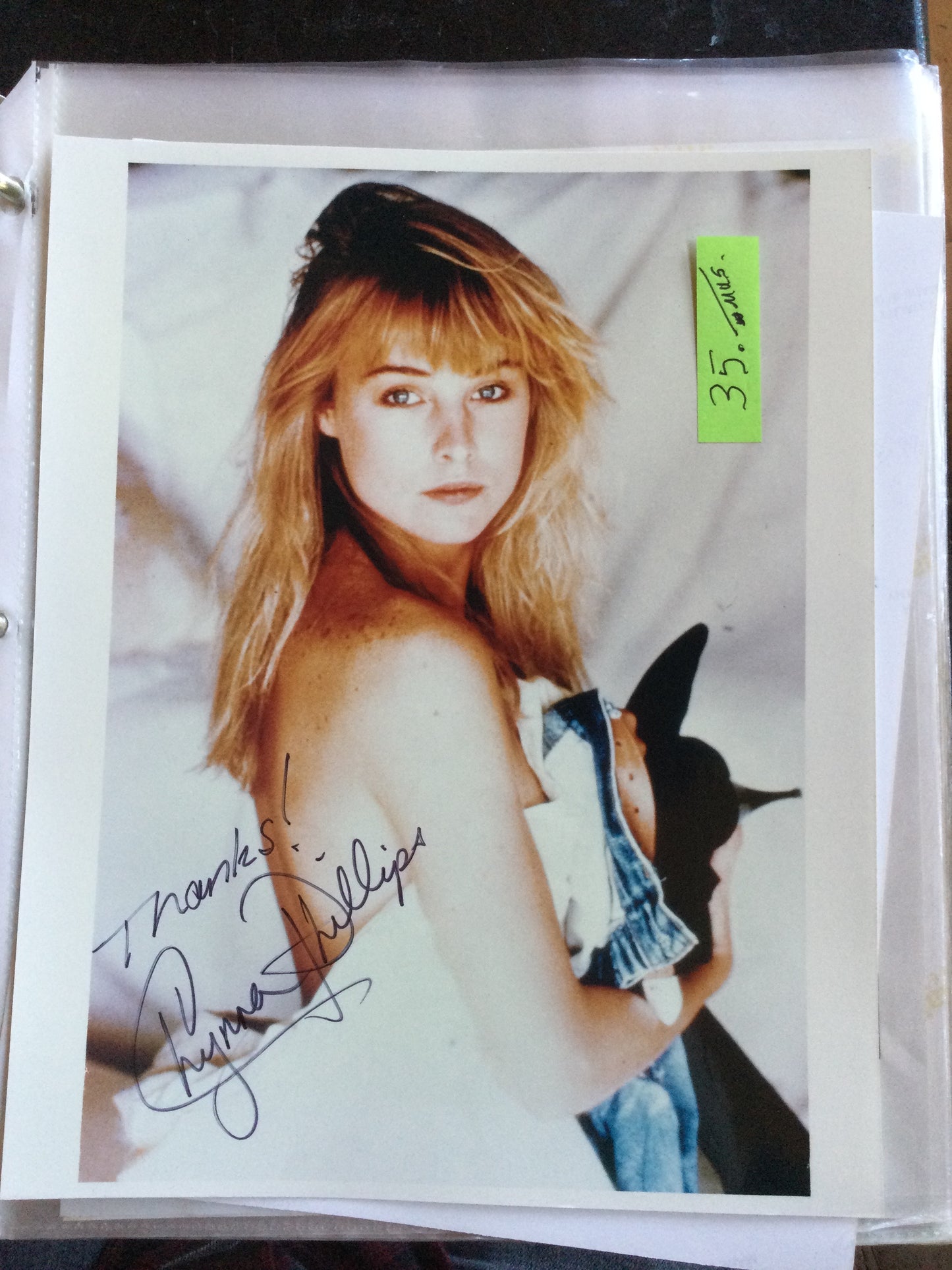 CHYNNA PHILLIPS, singer, autograph