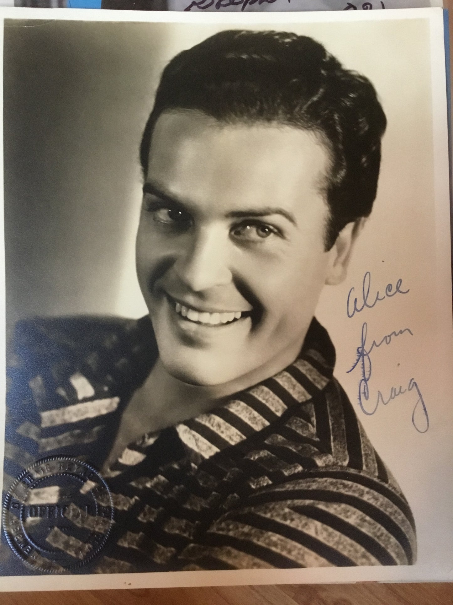 Craig Reynolds, autograph