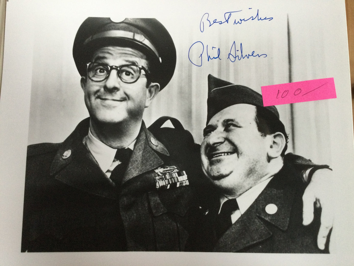 PHIL SILVERS, autograph