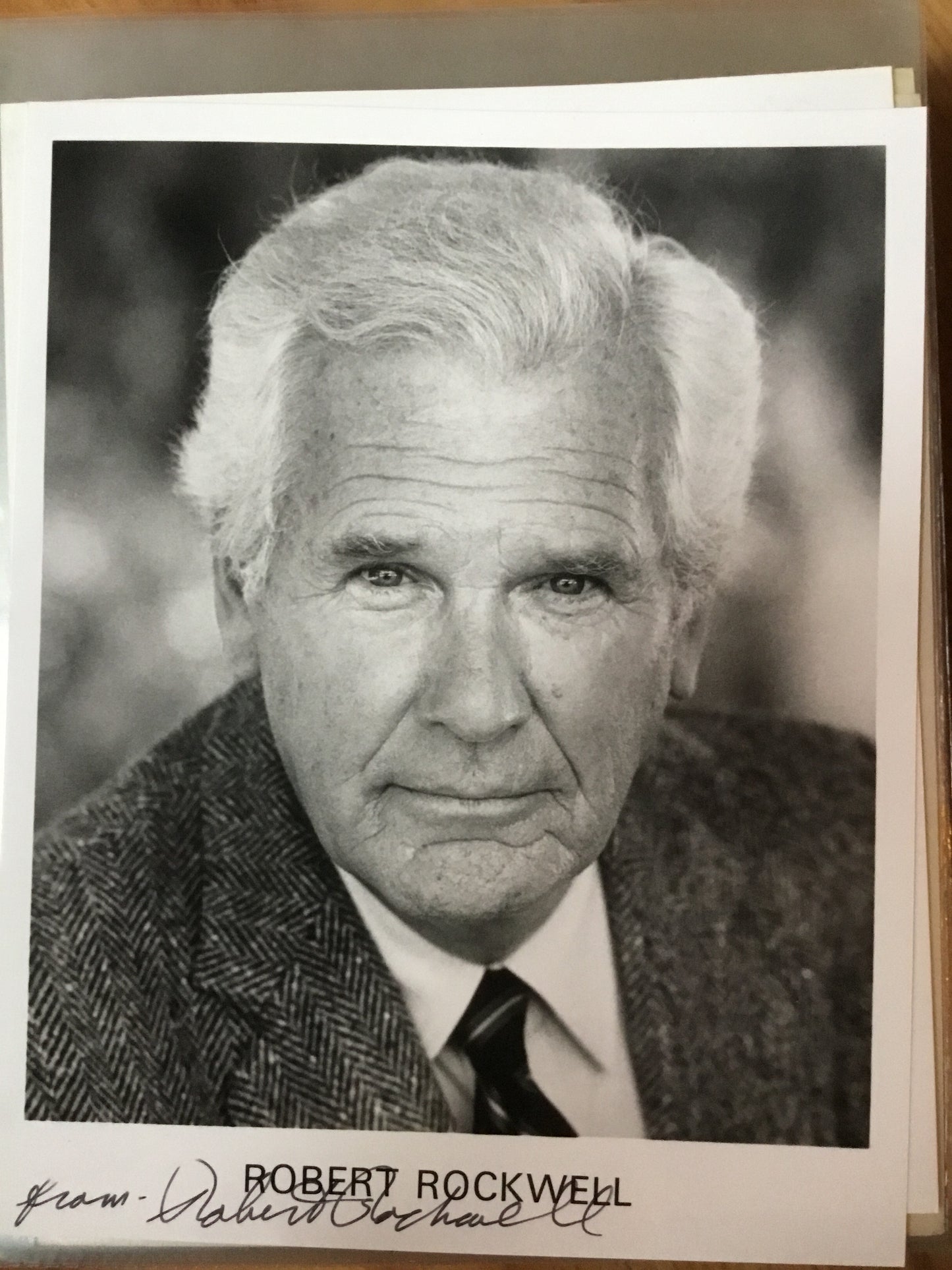 Robert Rockwell, autograph