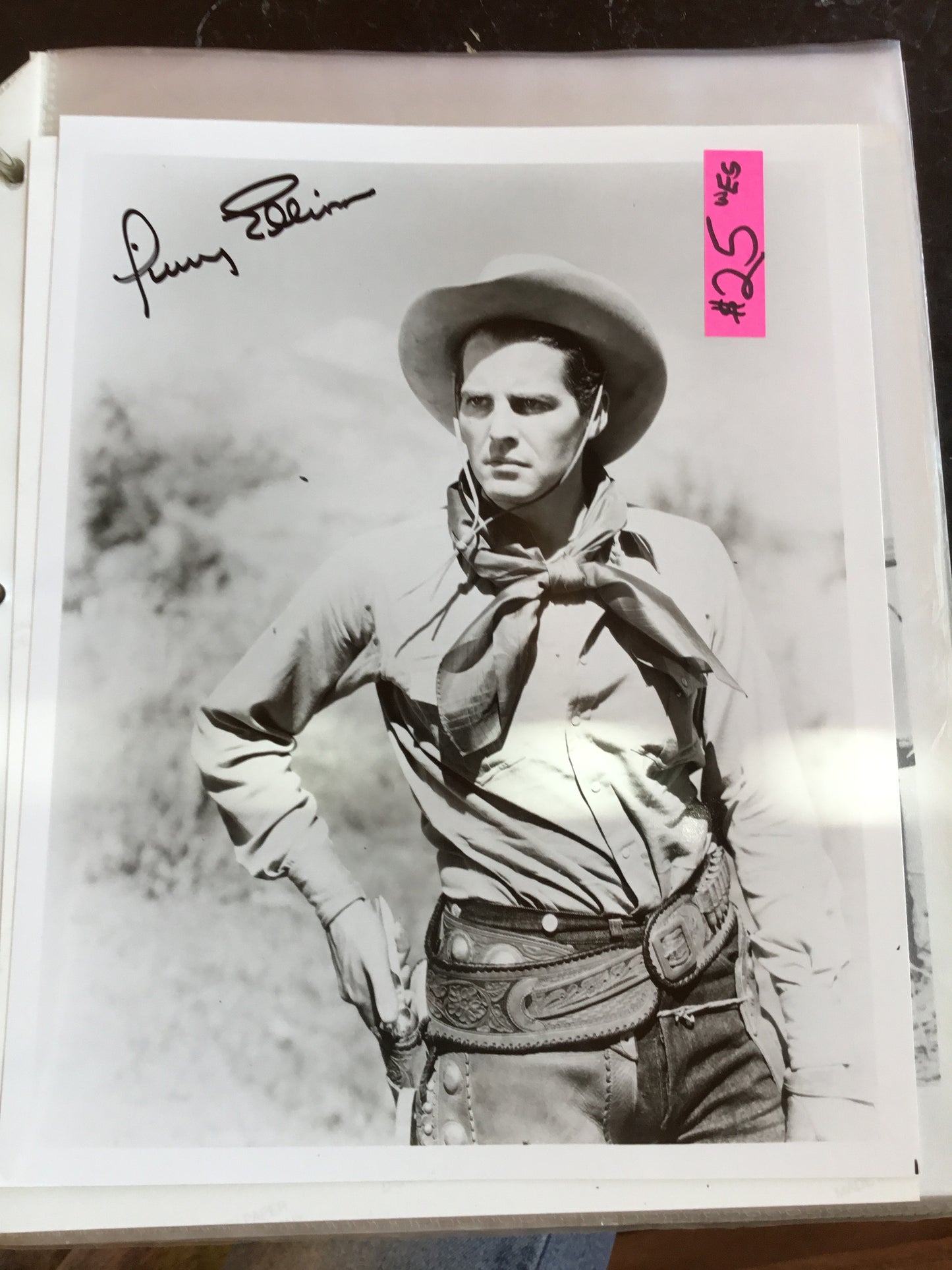 Jimmy Ellison, autograph