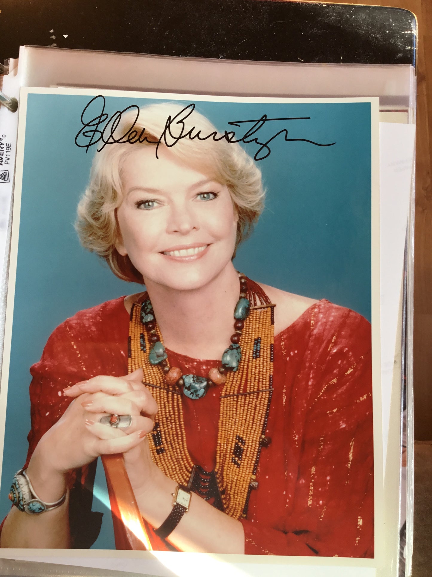 Ellen Burstyn, autograph