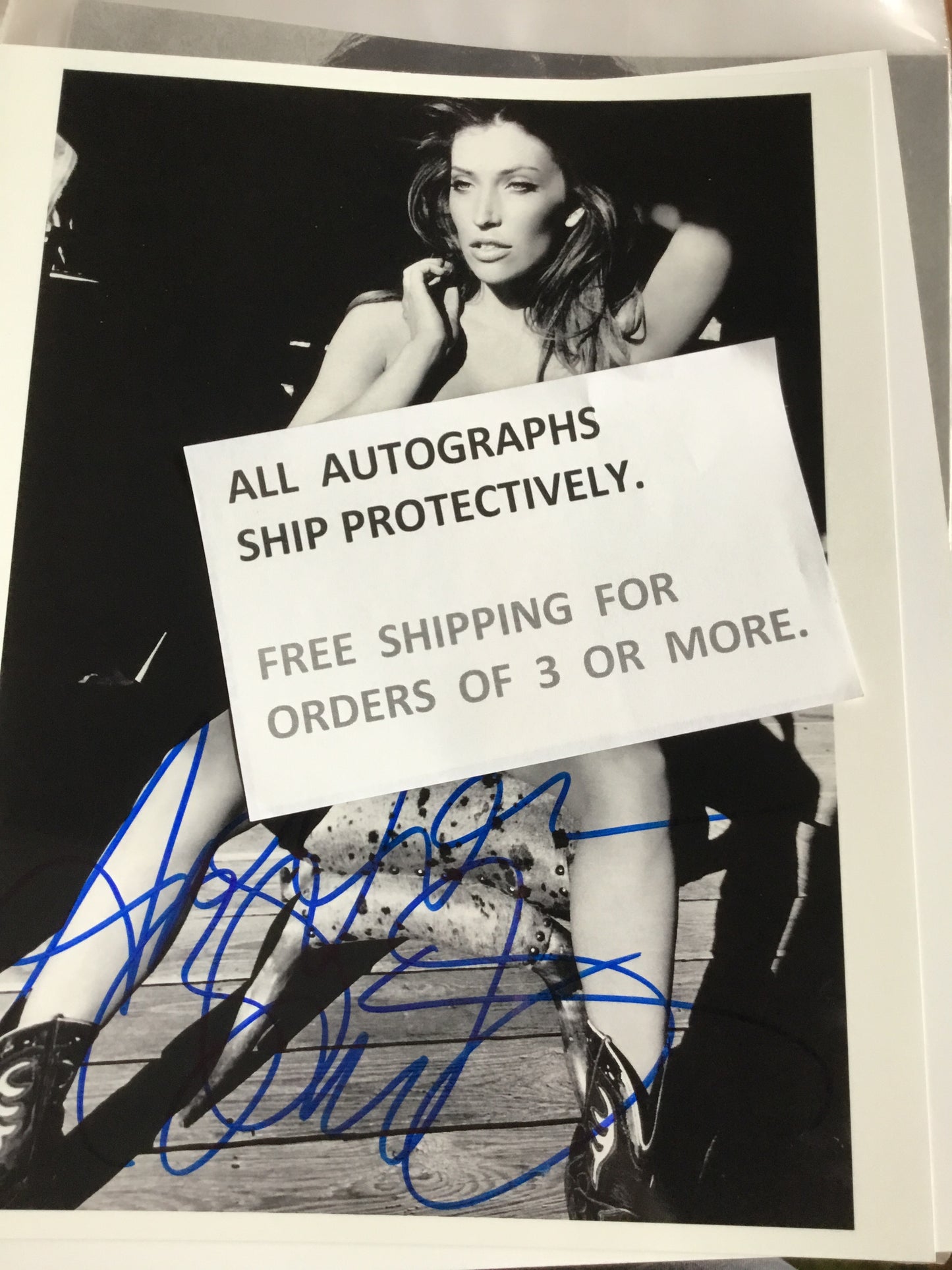 ANGELICA BRIDGES, autograph