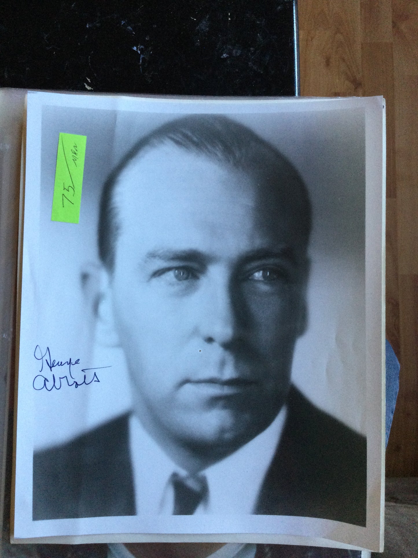 GEORGE ARLISS, autograph