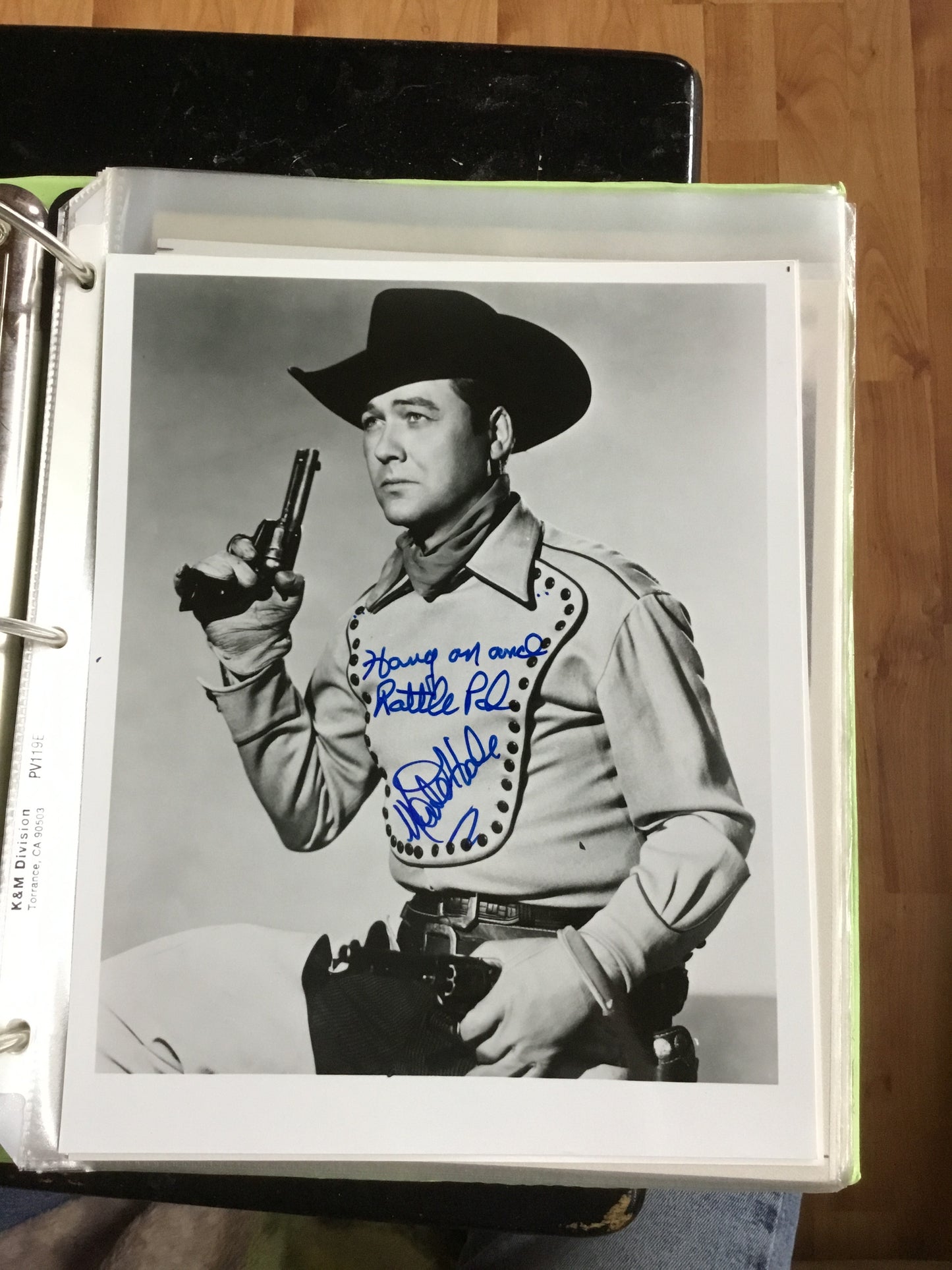 MONTE HALE, cowboy star, autograph