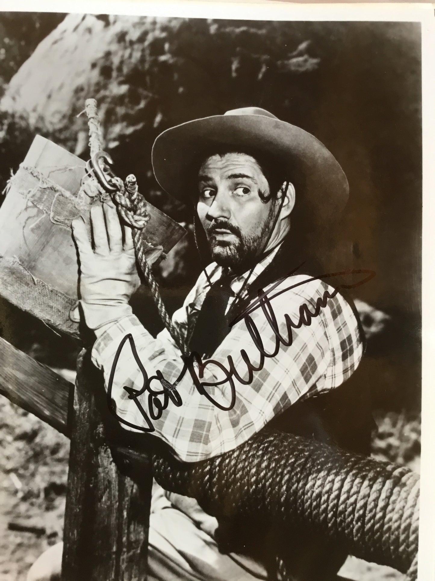 Pat Buttram, cowboy sidekick, autograph