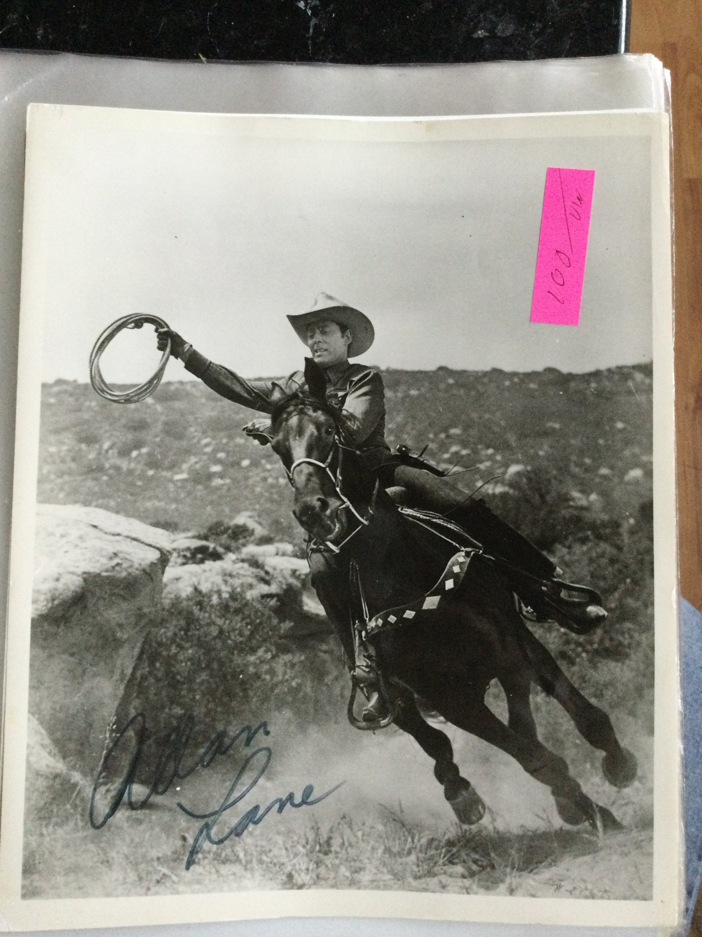 ALLAN “ROCKY” LANE, Mr. Ed, autograph