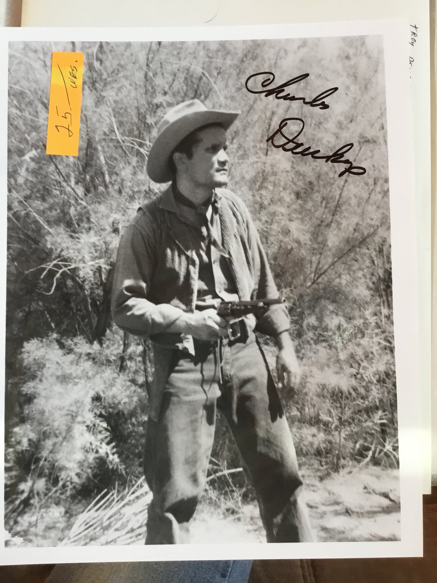 CHARLES DIERKOP, Death Valley Days, autograph