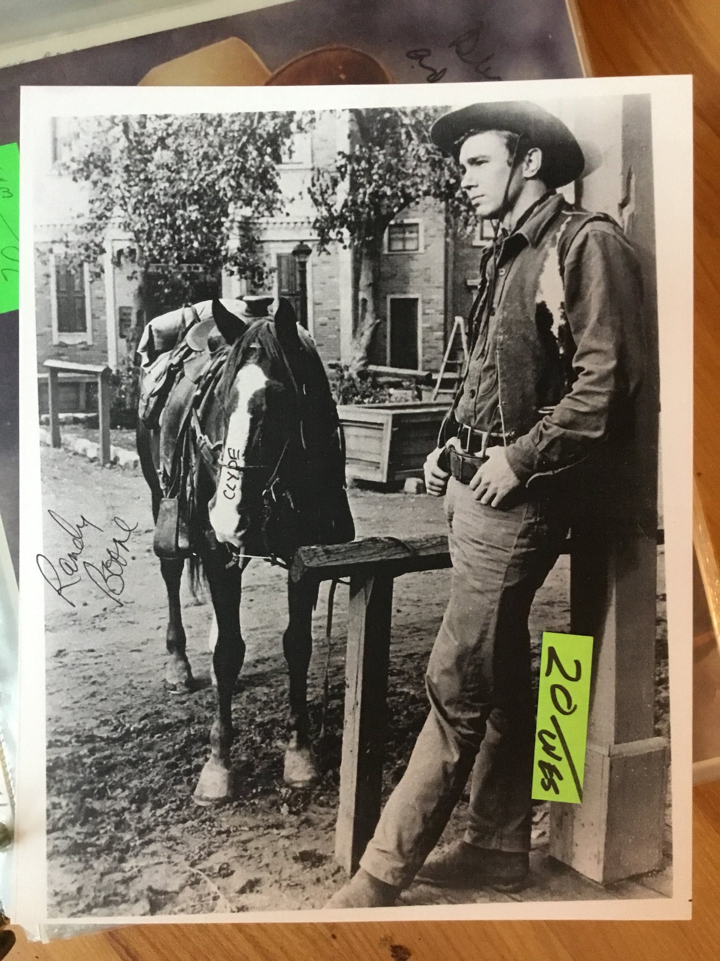 Randy Boone autograph