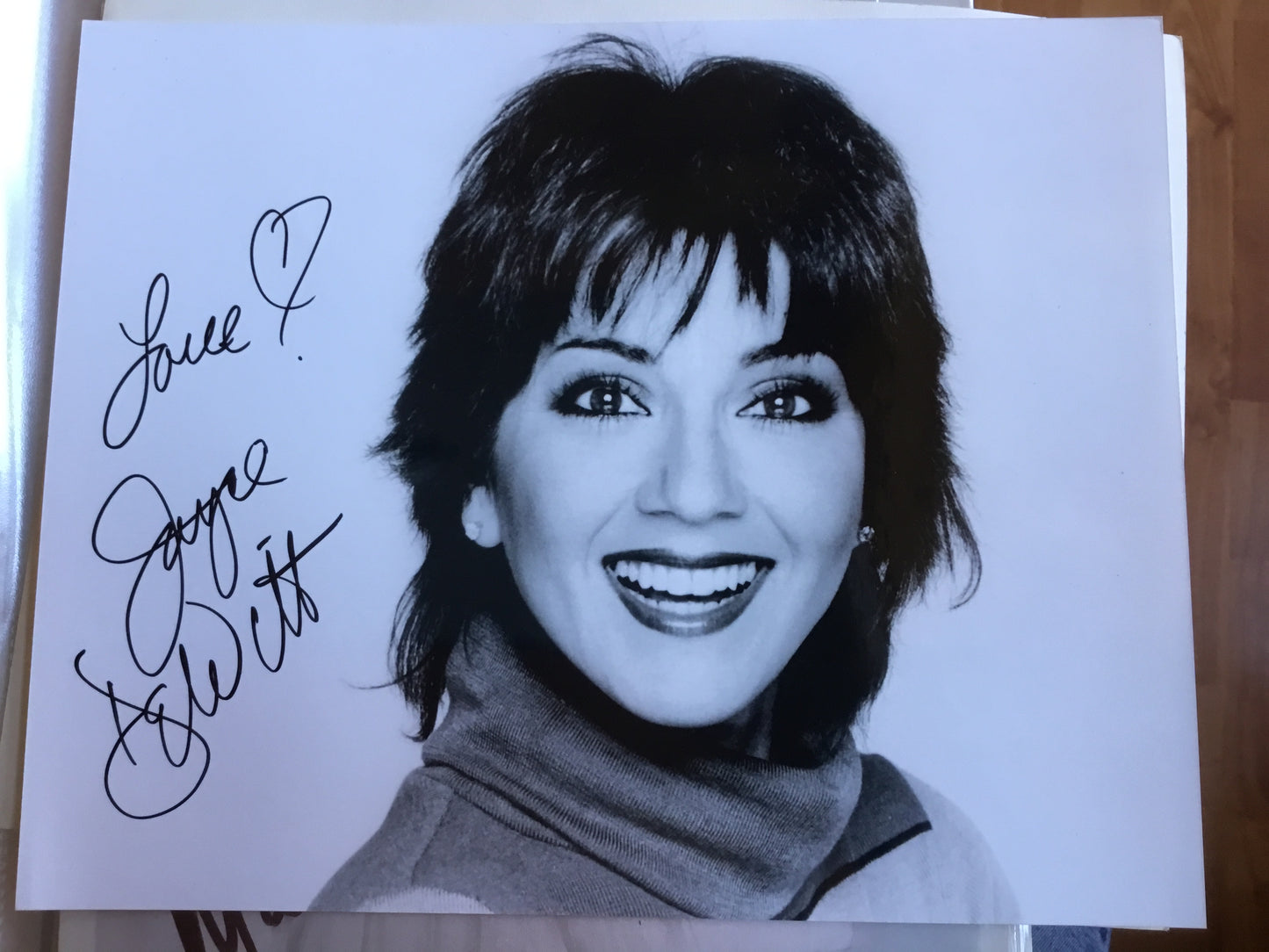 Joyce DeWitt, THREE’S COMPANY, autograph