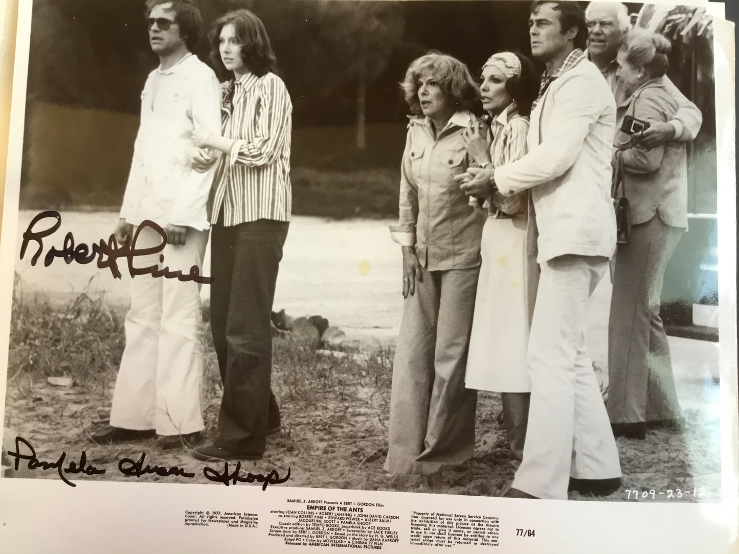 EMPIRE OF THE ANTS, Robert Pine, Pamela Shoop, autographs