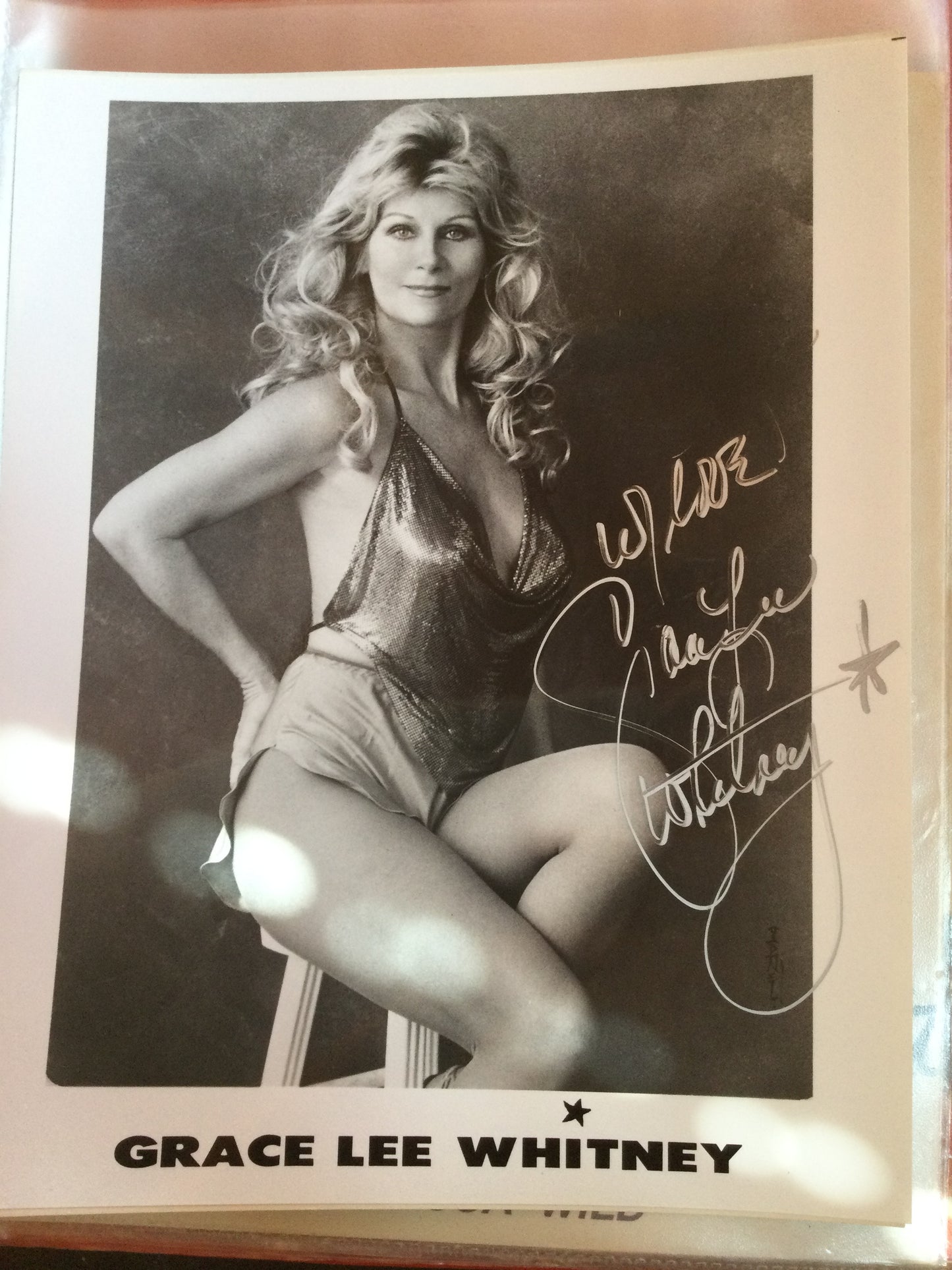 GRACE LEE WHITNEY, Star Trek, autograph