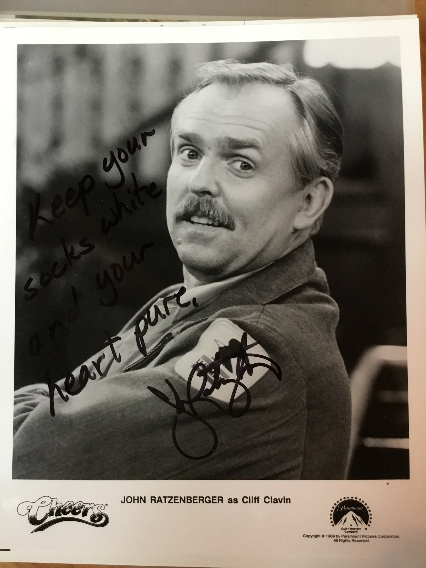 John Ratzenberger from CHEERS autograph