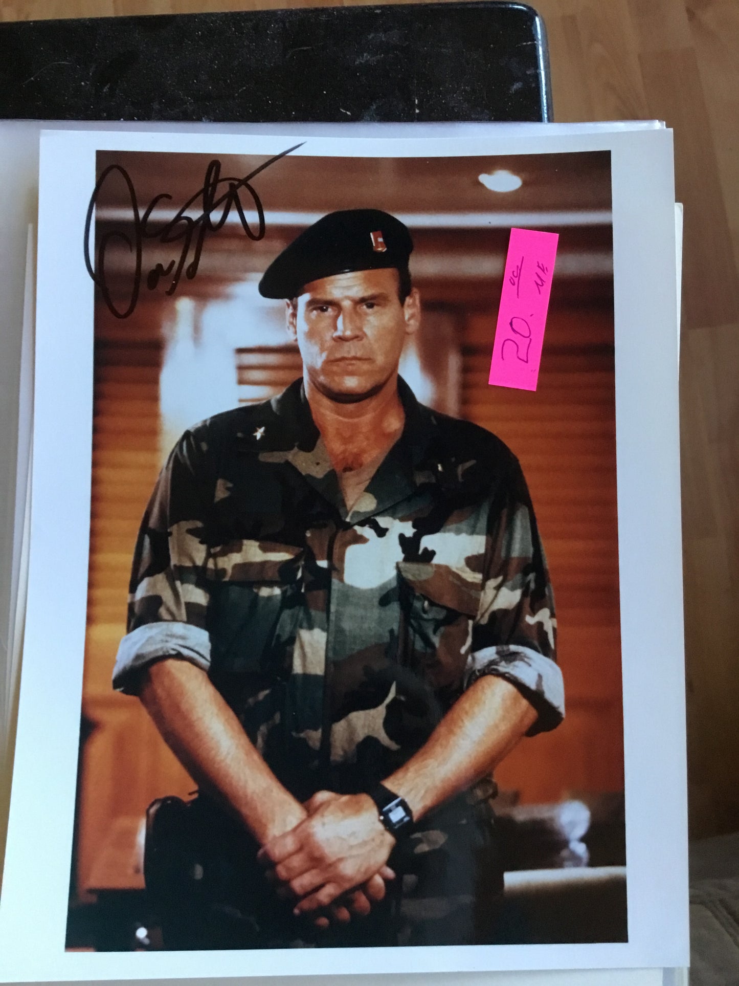 Don Stroud, autograph