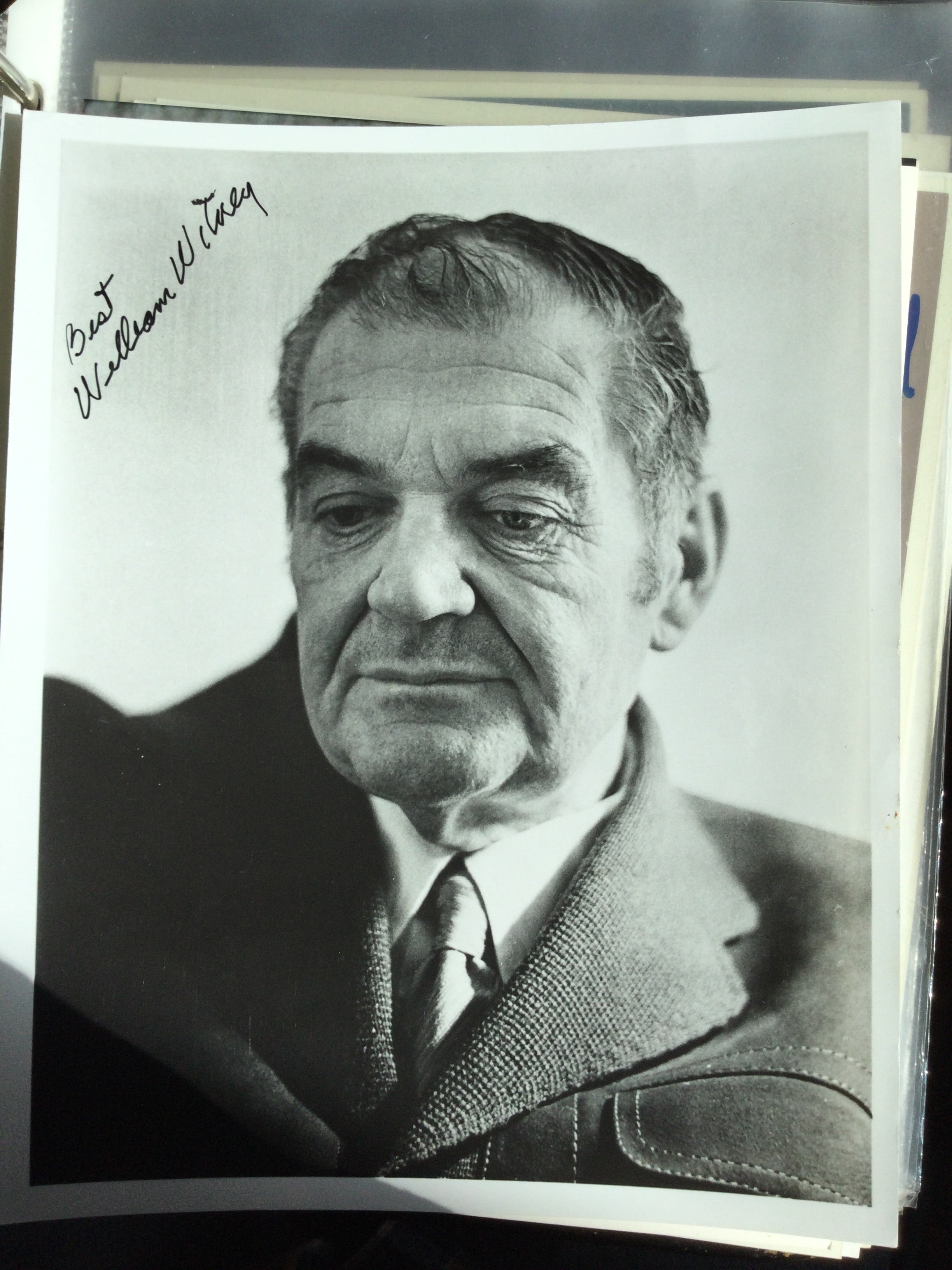 WILLIAM WHITNEY, director, autograph Williamsburg Nostalgia Fest