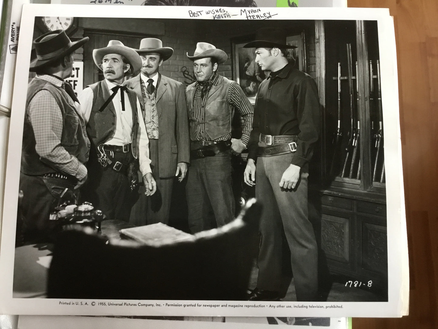 MYRON HEALEY, autograph