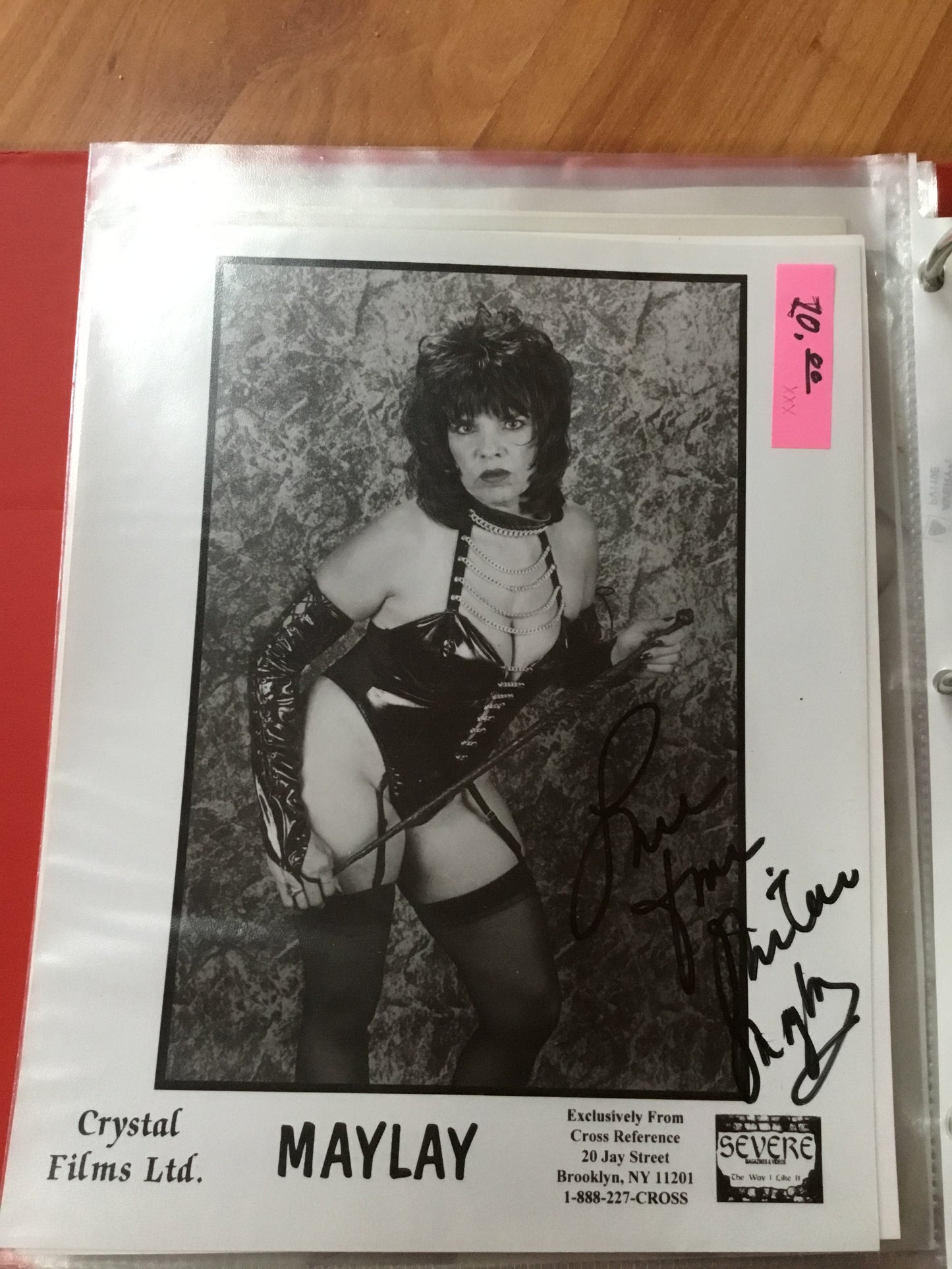 Maylay autograph Crystal Films Ltd.