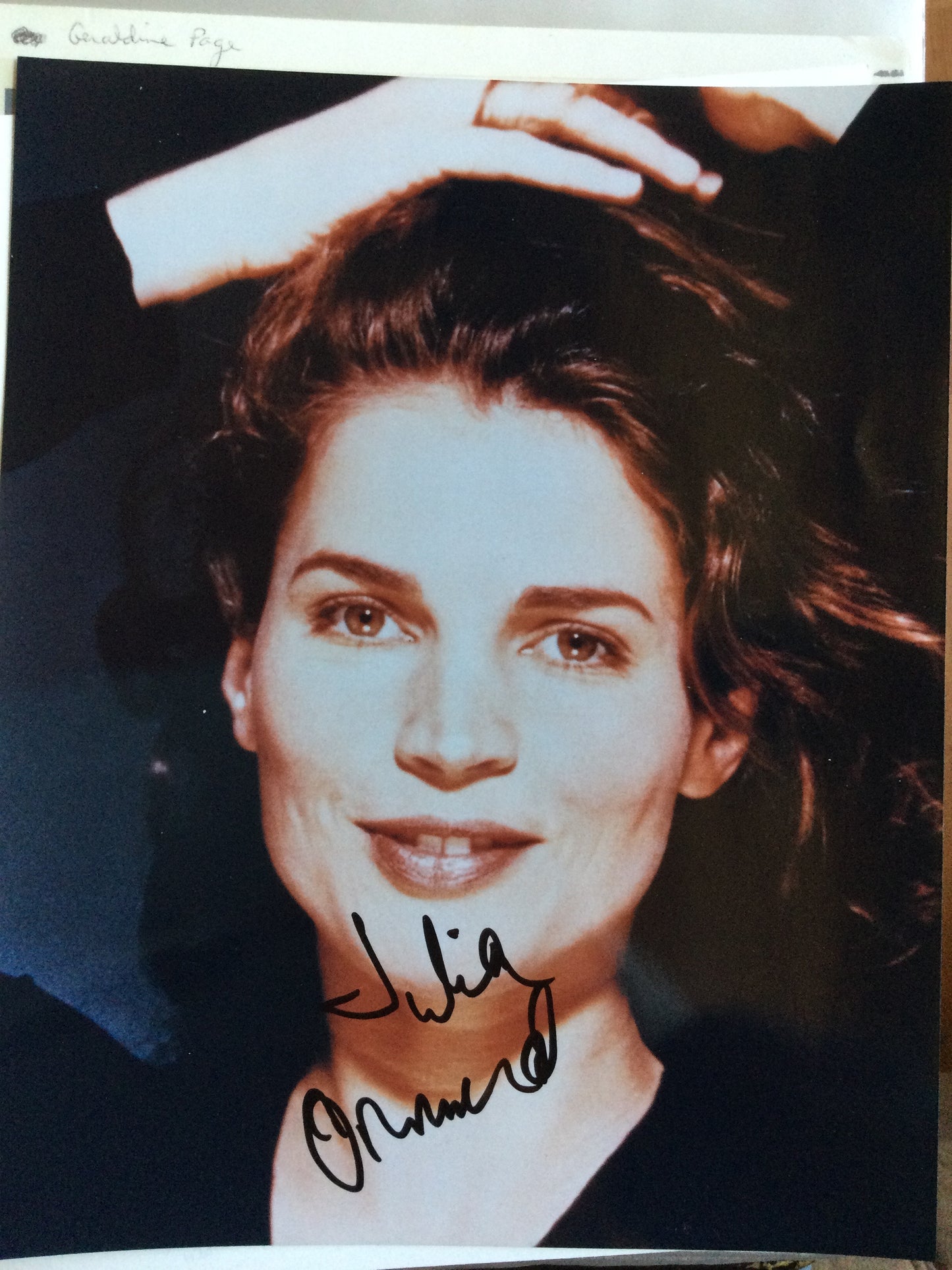 JULIA ORMOND, autograph