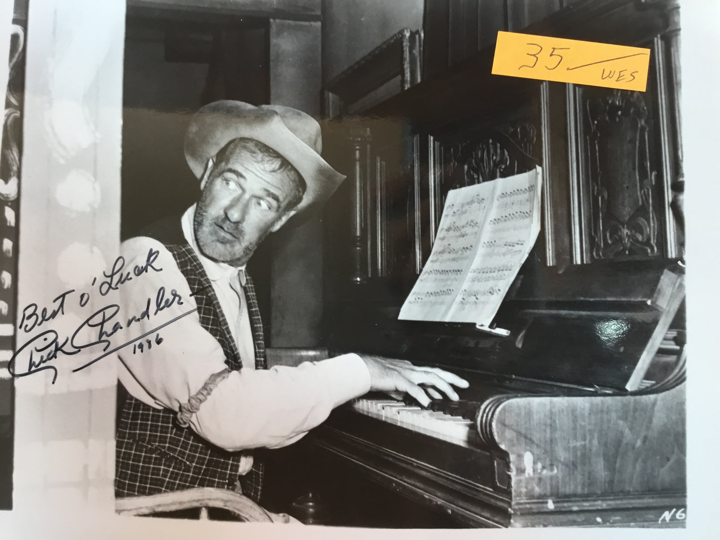 Chick Chandler autograph