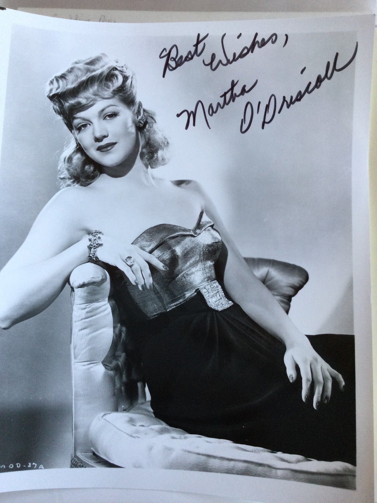 MARTHA O’DRISCOLL, autograph