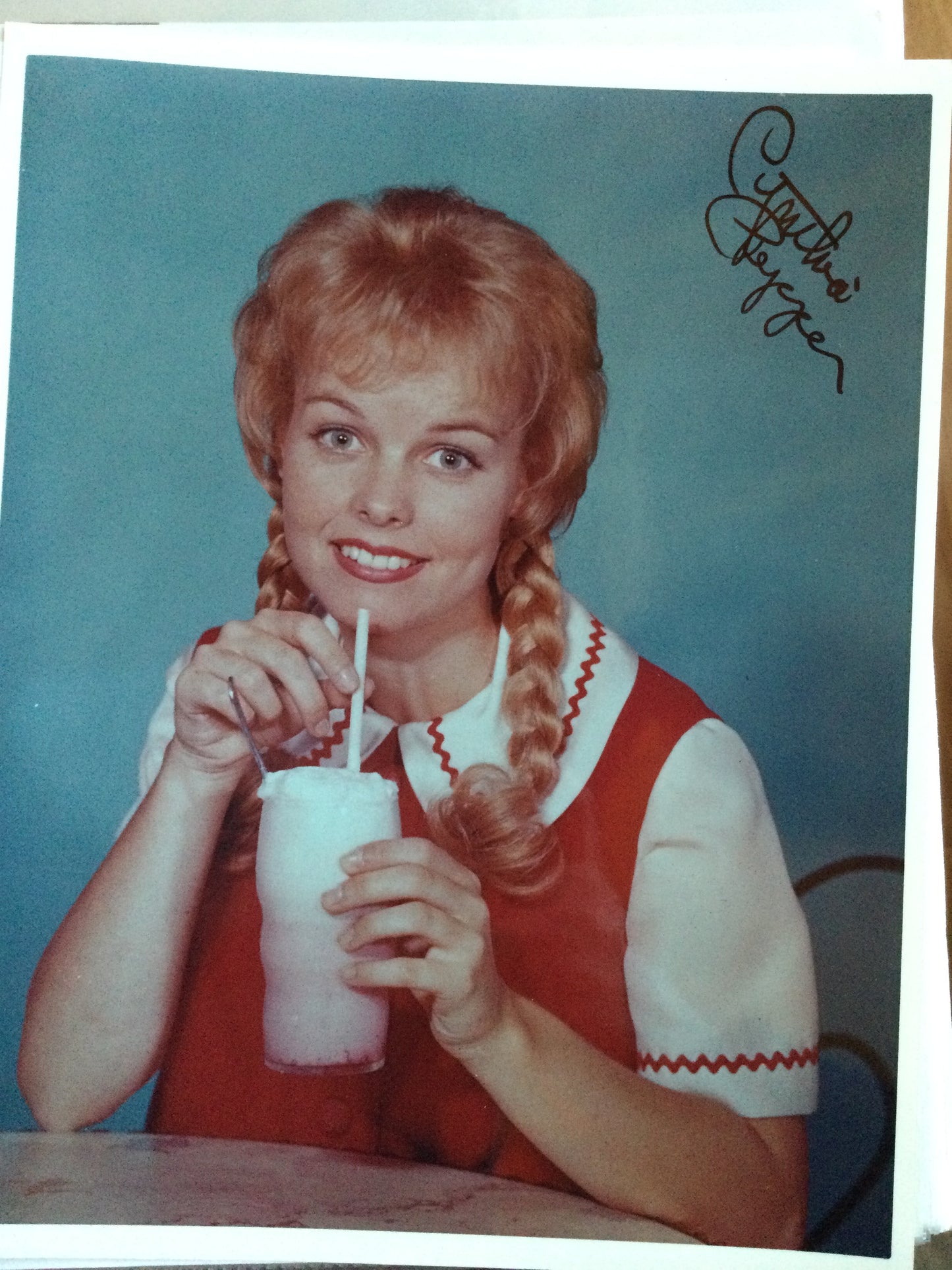 CYNTHIA PEPPER, Margie, Elvis, autograph