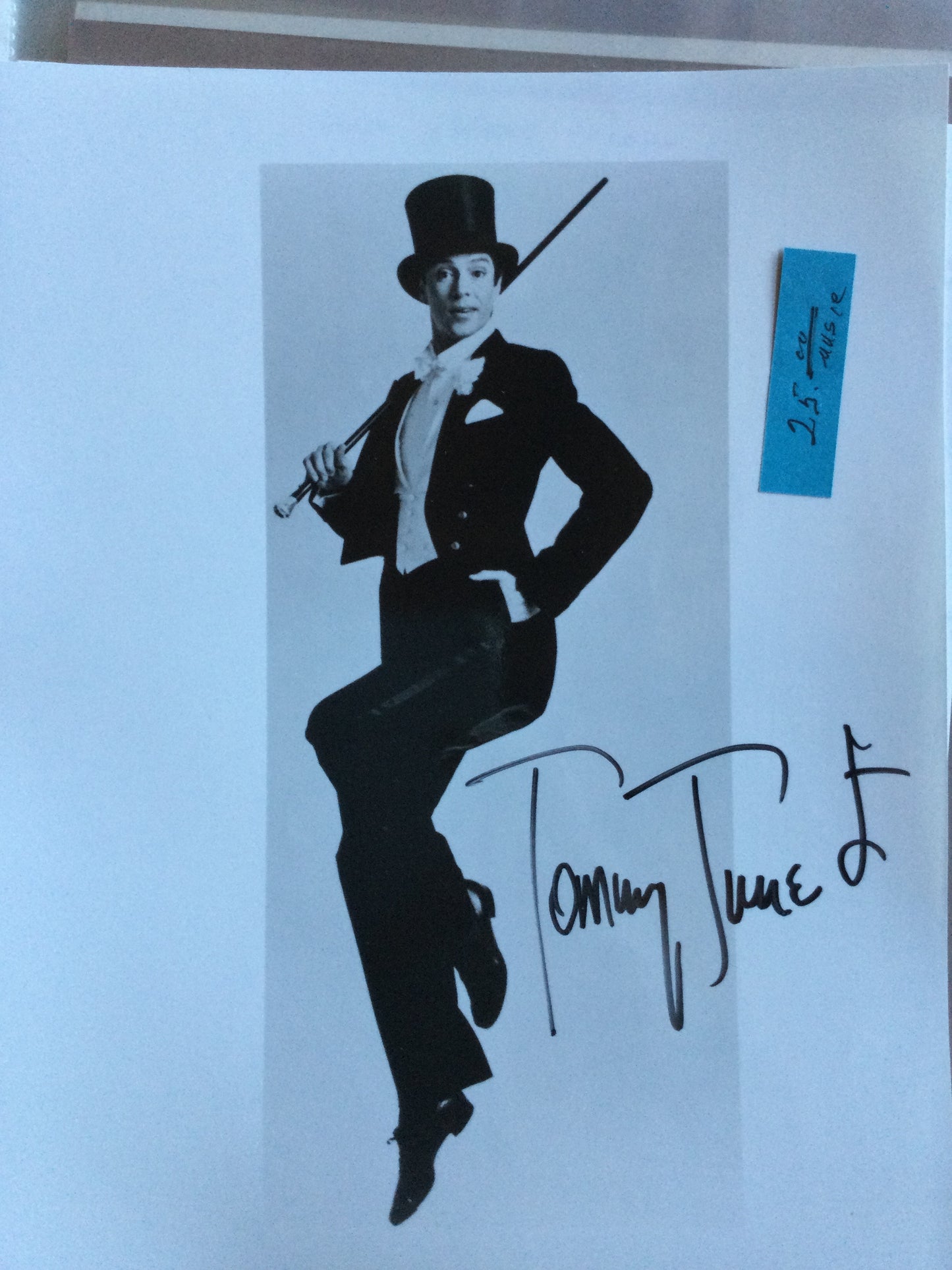 TOMMY TUNE, autograph