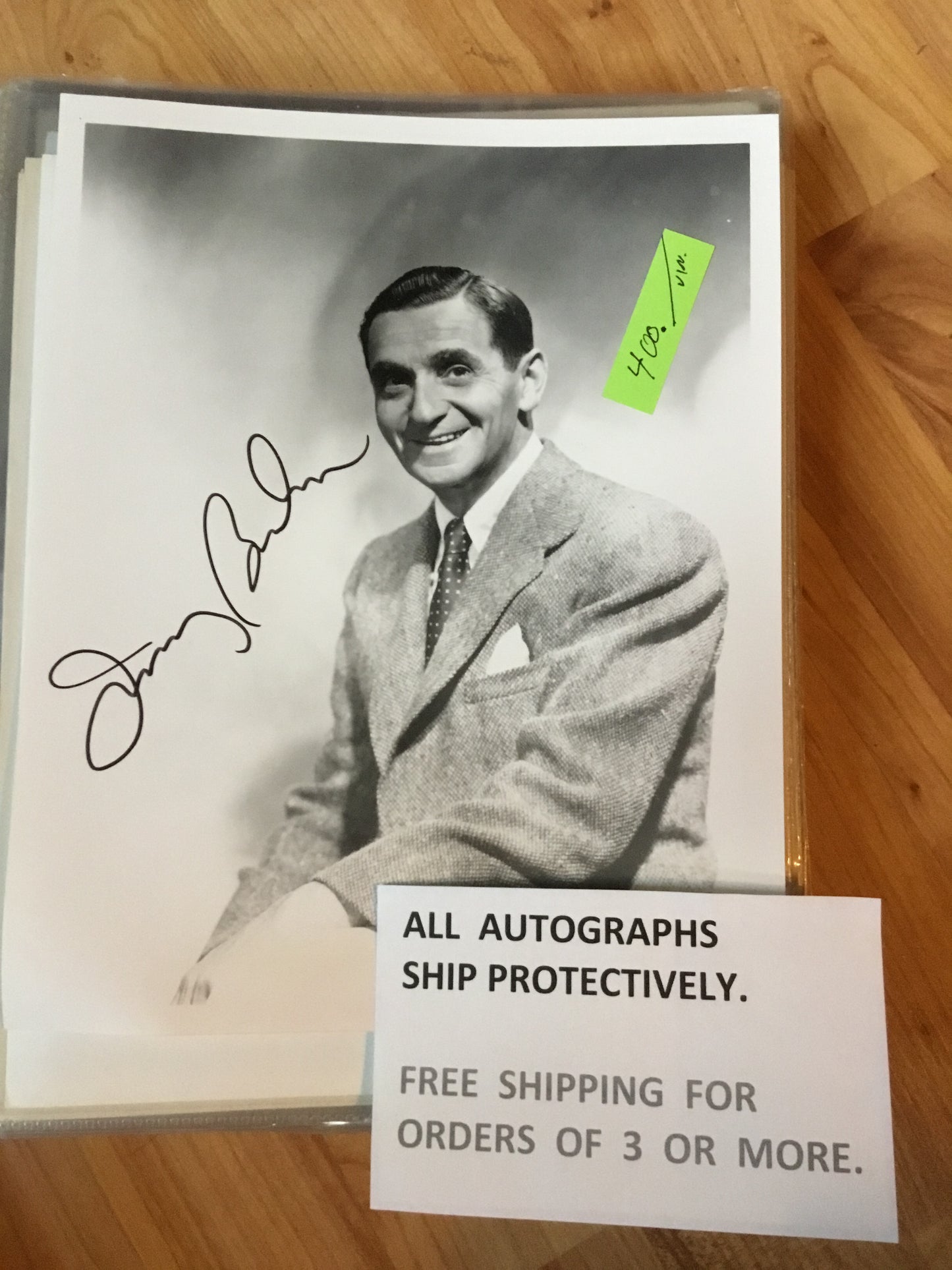 IRVING BERLIN autograph