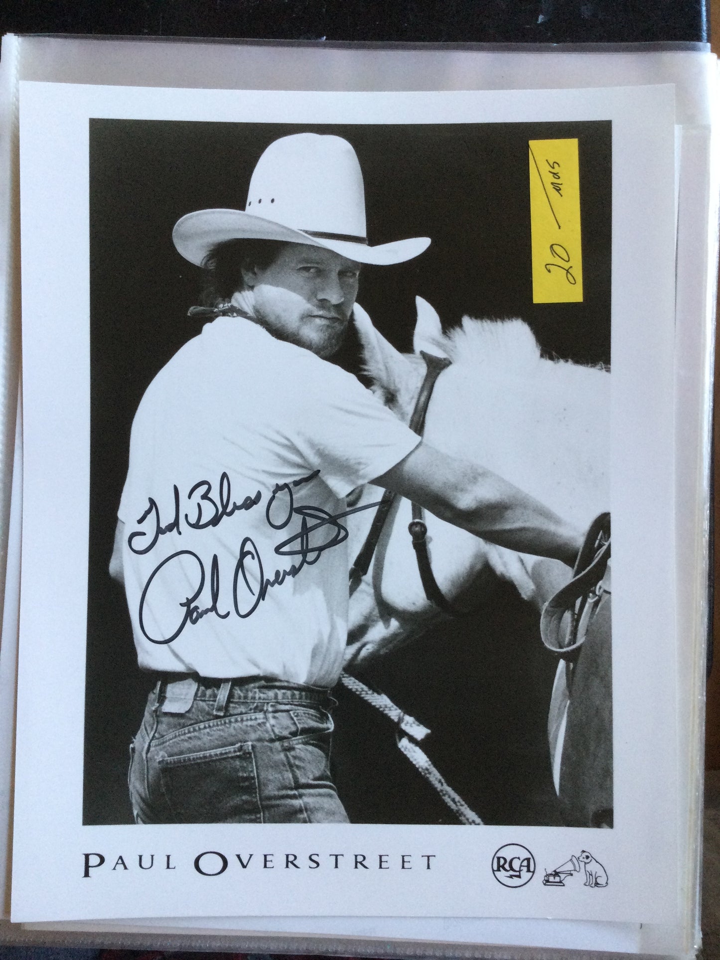 PAUL OVERSTREET, autograph