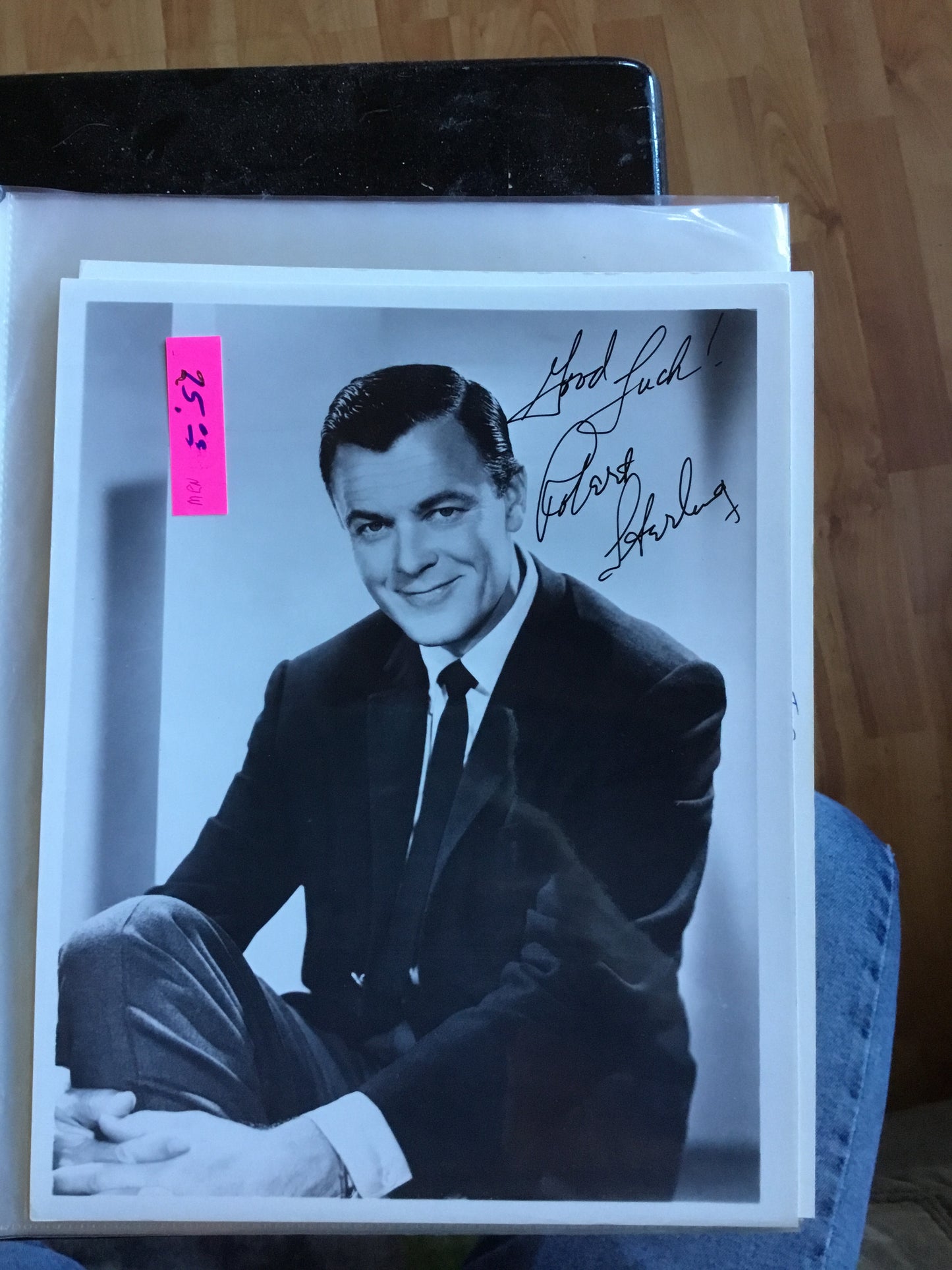 Robert Sterling, autograph