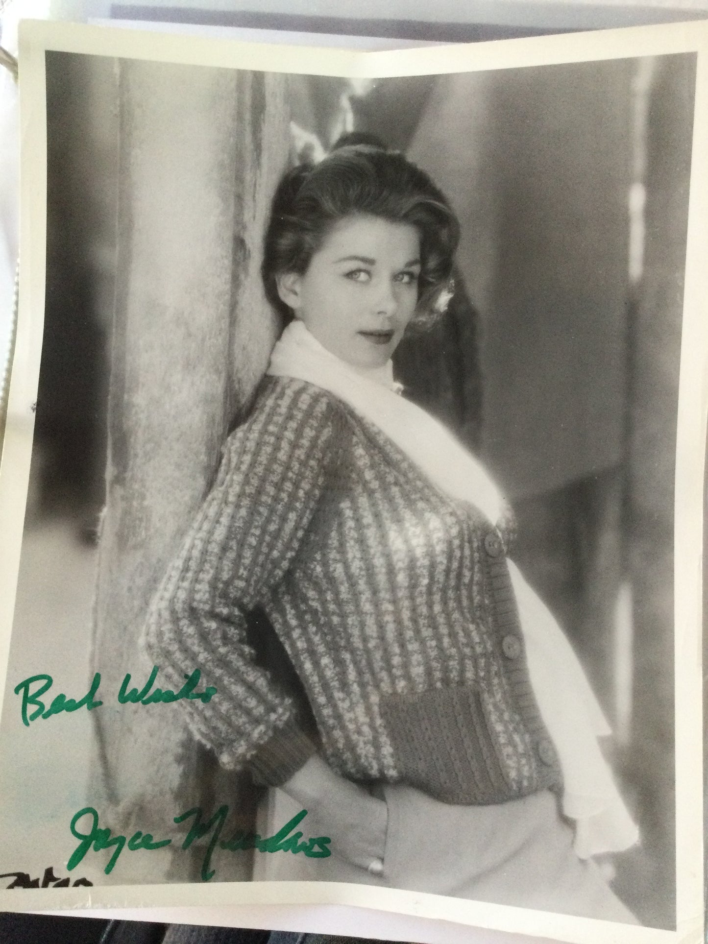 JOYCE MEADOWS, autograph
