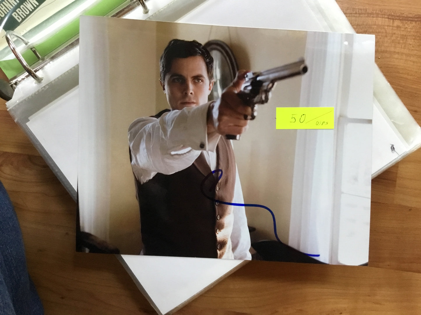 Casey Affleck from The assassination of Jesse James autograph
