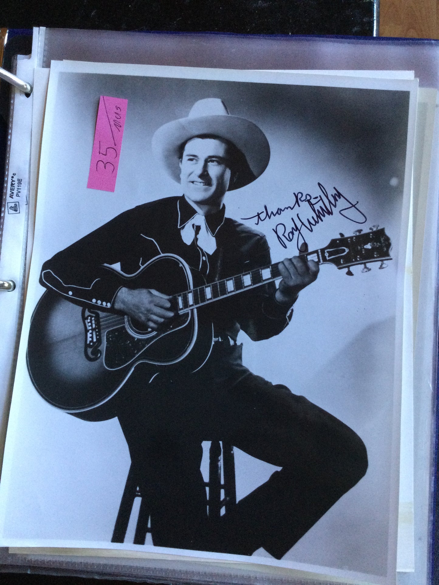 ROY WHITNEY, autograph