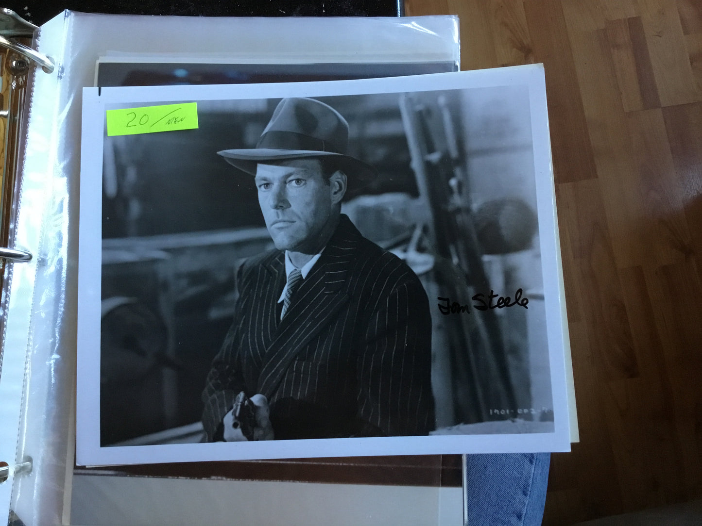 Tom Steele, autograph