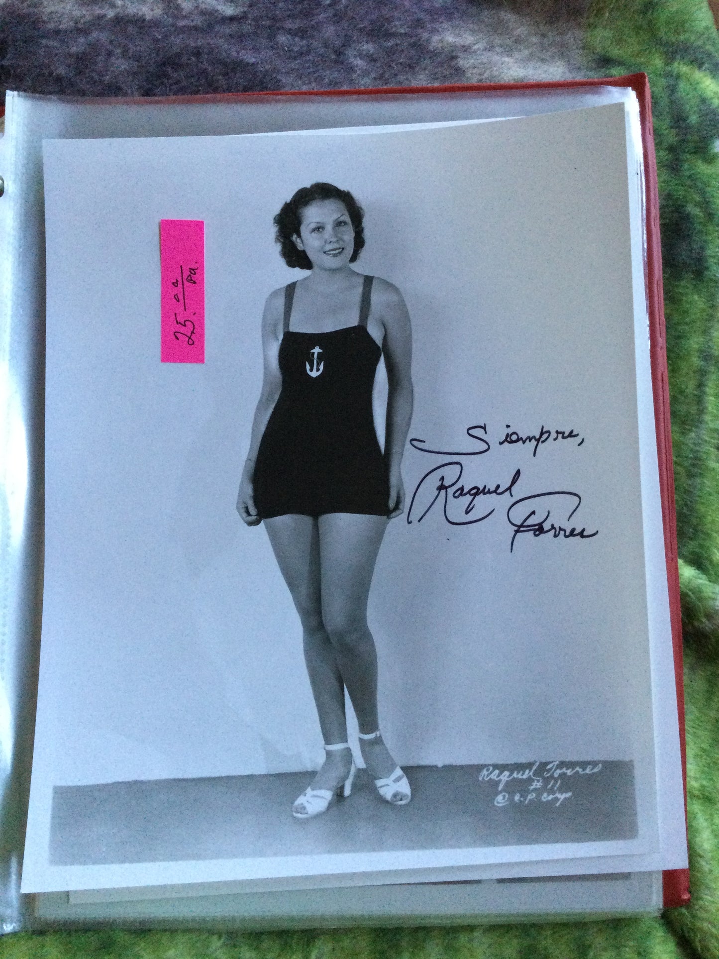 RAQUEL TORRES, autograph