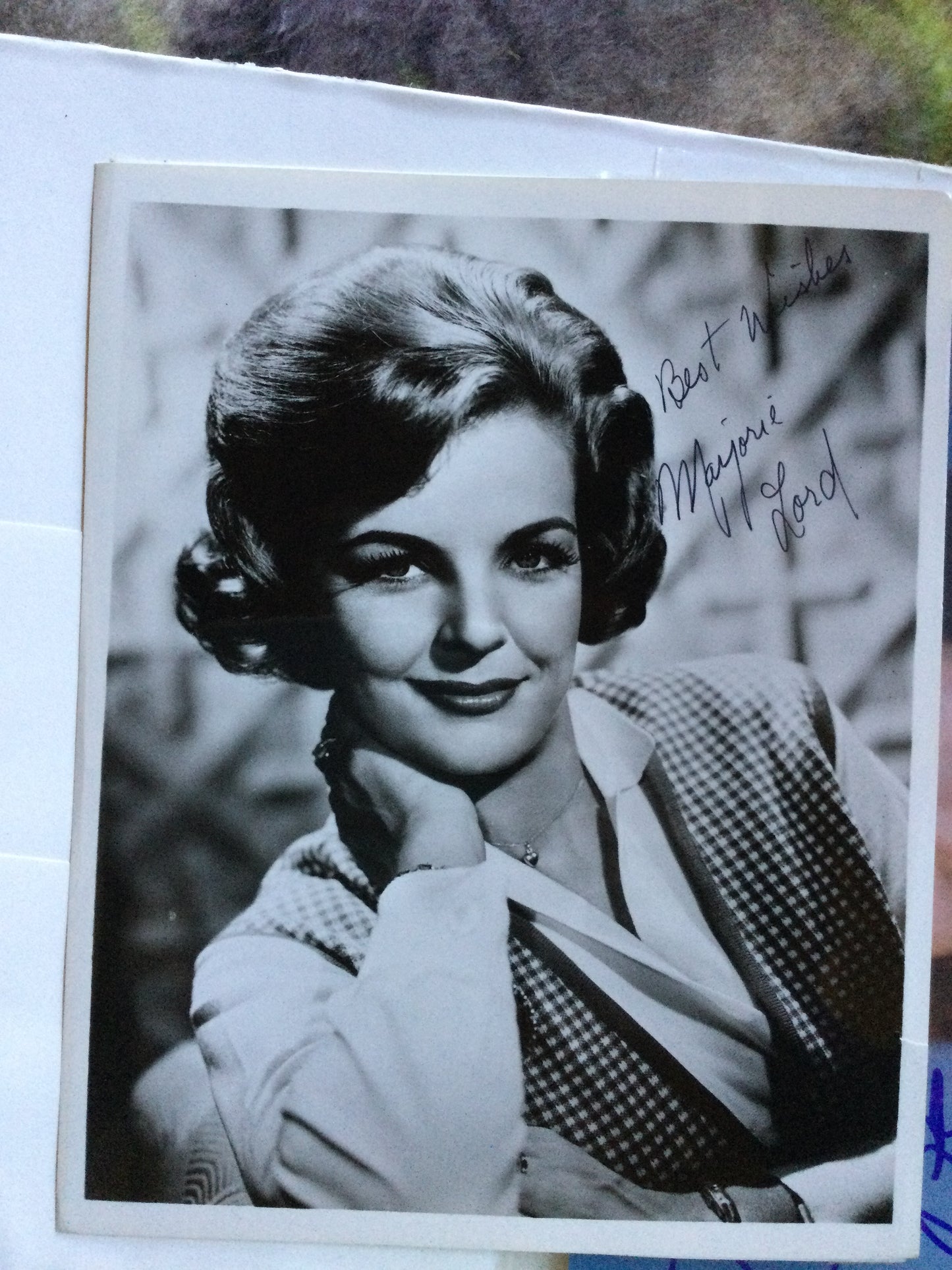 MARJORIE LORD, autograph