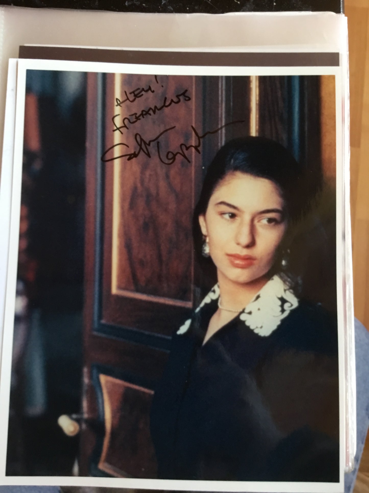 Sofia Coppola, autograph