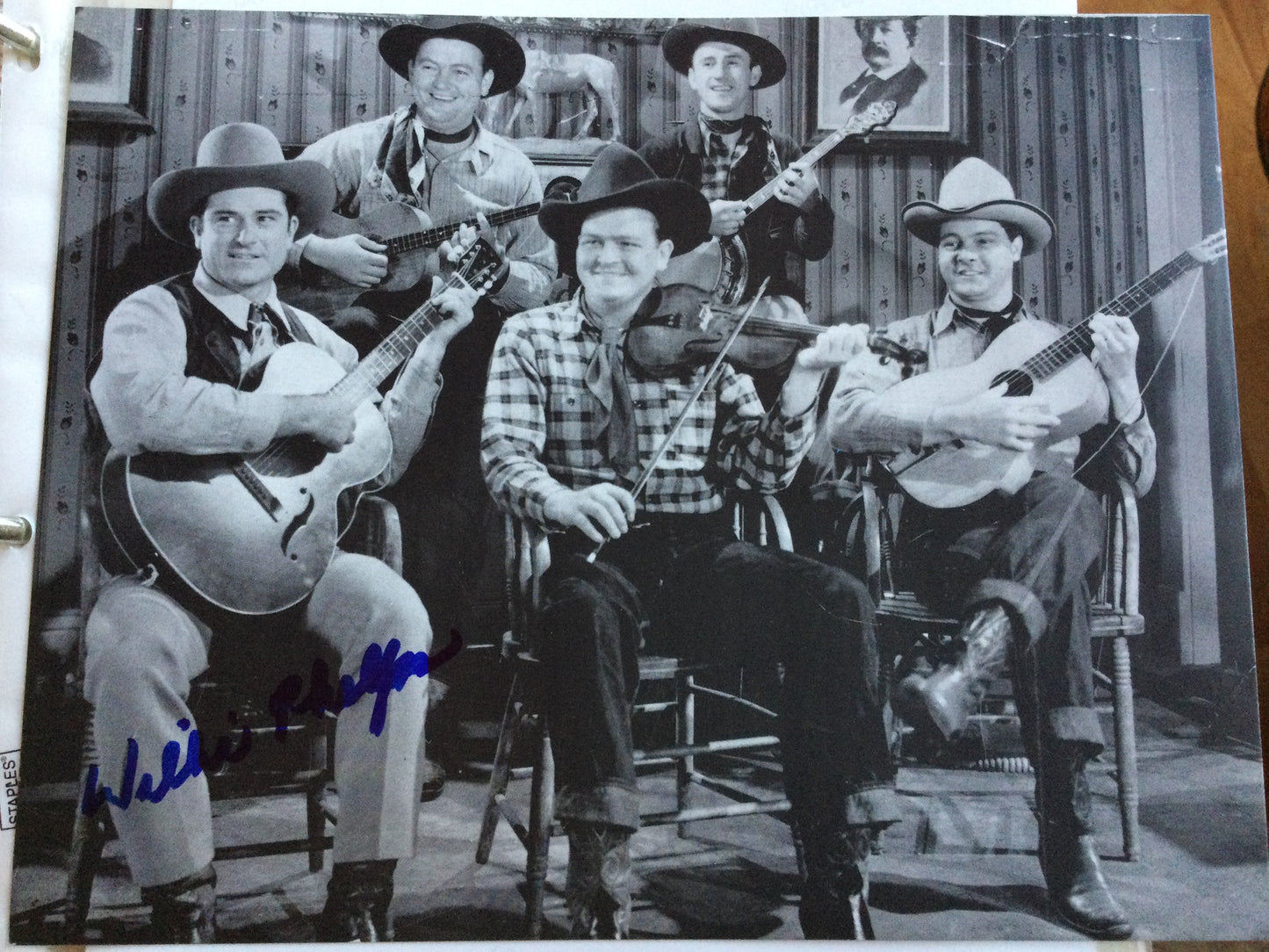 WILLIE PHELPS, autograph