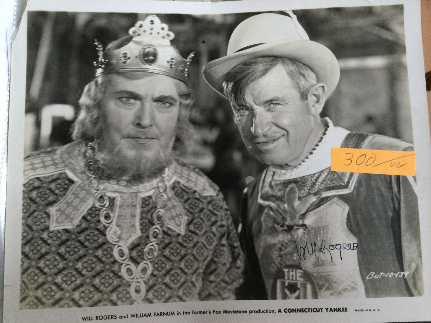 WILL ROGERS, autograph